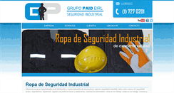 Desktop Screenshot of grupopaid.com