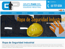 Tablet Screenshot of grupopaid.com
